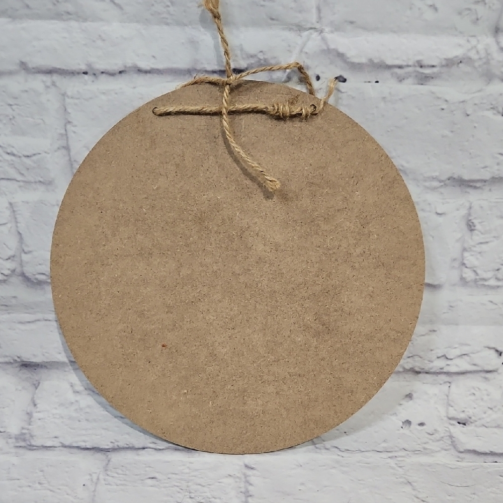 Hello Spring Round Wooden Sign - Picture 3 of 3